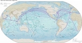 Carte Océans du monde