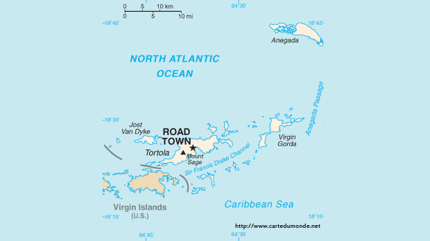 Karte BVI