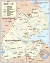 Karte Djibouti