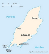 Karte Isle of Man