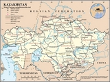 Karte Kasachstan