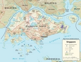 Karte Singapur